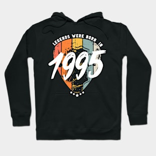 1995 Birthday Guitar Guitarist Hoodie